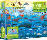 Livro - Oceanos: Livro com quebra-cabeça