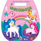 Livro-pad de colorir e atividades - unicornios - Flock Editora