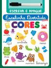 Livro para Pintar Escolinha Divertida Especial Cores com Caneta Risque e Apaga