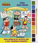 Livro para Pintar Turma da Mônica Concurso de Pintura com Aquarela com 10 Cores e 1 Pincel