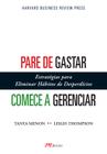 Livro - Pare de gastar, comece a gerenciar