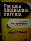 Livro Por Uma Sociologia Crítica (Zygmunt Bauman)