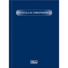 Livro Protocolo de Correspondência 1/4 - 104 Folhas 153X216MM - Pacote com 5 Unidades