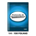 Livro Protocolo de Correspondencia 1/4 com 100 Folhas Sao Domingos