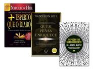 Livro Quem Pensa Enriquece + Mais Esperto Que O Diabo+ Poder Subconsciente