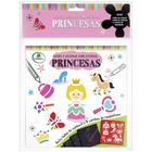 Livro - Raspe e Desenhe com Estêncil: Princesas