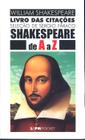 Livro - Shakespeare de A Z - livro das citações