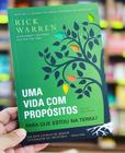 Livro Uma Vida Com Propósitos  Rick Warren   Edição Especial - Livro Cristão