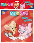 Livro - Vamos colorir! Kit livro+lápis de cor: Riki & Gabi