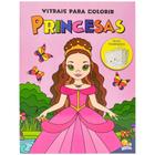 Livro - Vitrais para Colorir: Princesas