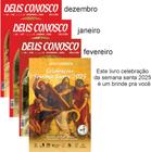 Livros Deus Conosco Dia A Dia - Combo 3 Unidades - Mensais