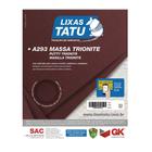 Lixa de Massa Parede Madeira Trionite 150 Grãos 50 Folhas - Lixas Tatu