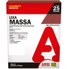 Lixa Massa Grão 80 25 Folhas de 225 X 275MM Adere