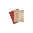 Lixa massa/madeira vermelha com 50 peças - carborundum - 050 - kit c/ 200 un.