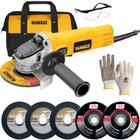 Lixadeira Dewalt Angular Dwe4020 220V 4.1/2" C/Acess e Kit