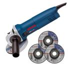 Lixadeira Esmerilhadeira Bosch Original 4.1/2 670w 110v Kit