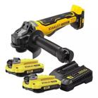 Lixadeira Esmerilhadeira Sbg700 Stanley Brushless + 2 Baterias 2ah + Carregador Bivolt - 000083