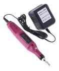 Lixadeira Lixa Motor Unha Elétrica Profissional Bivolt Rosa