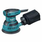 Lixadeira Rotorbital 125mm 5'' 240W 12000 RPM Madeira com Lixa Saco Coletor Pó M9204B 220V Makita