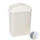 Lixeira 20,5 Litros Cesto De Lixo Plástico Com Tampa Basculante Cozinha Banheiro - 280 Sanremo