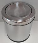 Lixeira 6,3 litros aço inox tampa basculante 30063/b