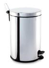 Lixeira Aço Inox C/Pedal E Balde Interno 20 Litros - Brinox - JSN