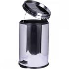 Lixeira Aço Inox Com Pedal Redonda 3 Litros Kala - 224715