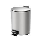 Lixeira Banheiro E Cozinha Inox Pedal Spin 5 Litros Brinox