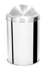 Lixeira Basculante 35 Litros Aço Inox - Positive8