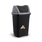 Lixeira Basculante Preto Plasmont 30l Ref0258