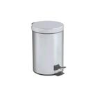 Lixeira Com Com Corpo E Pedal Inox 3 Litros - Ad