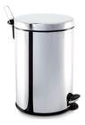 Lixeira Com Pedal E Balde Aço Inox 20 Litros 3040/204 Brino