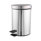 Lixeira com pedal e balde aço inox 3l