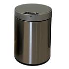 Lixeira com sensor inox 12l recarregável luxo com cabo usb