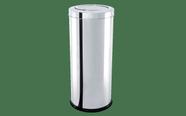 Lixeira com Tampa Basculante Brinox Decorline 28,17 L - Ø 25x60cm Aço Inox