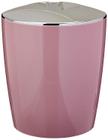 Lixeira Com Tampa Cromo Vitra 5L Rosa Salmão Ou Martiplast