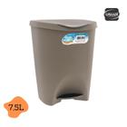 Lixeira Cozinha Escritório Banheiro Resistente C/ Pedal 7,5L