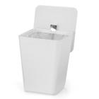 Lixeira de Banheiro Cozinha Cesto De Lixo Lavabo 7 Litros c/ Tampa Aramado Interno - Arthi