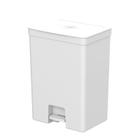 Lixeira De Pedal Trium 46 Litros Com Cesto 4 Litros Bancada