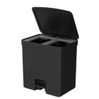 Lixeira Dupla De 20 Litros Com Pedal