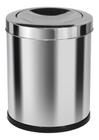 Lixeira Em Inox Com Tampa Meia Esfera Inox 13,5 Litros