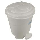 Lixeira gatinho infantil para bebê com pedal plastibrasil 8l