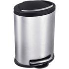 Lixeira inox 12 litros onix 008231 - Mor