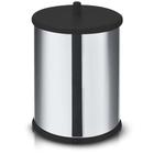 Lixeira Inox 6,3L Com Tampa Martinzo - Preto - Martinazzo