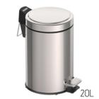 Lixeira Inox c/Pedal 20L Tramontina Com Balde Removivel