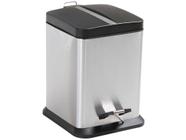 Lixeira Inox com Pedal com Tampa 6L - Mor Jaspe 8232