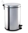 Lixeira Inox Com Pedal e Balde 20 litros 30x46cm- Brinox