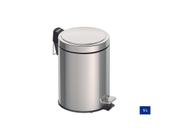 Lixeira Inox com Pedal Tramontina Brasil 5 L com Acabamento Polido e Balde Interno - 94538/105