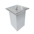 Lixeira Inox Para Embutir Capacidade 7 Litros Ecosul