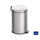 Lixeira inox tramontina 20l